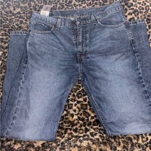 Levi's Men's Dark Blue Slim Straight Jeans